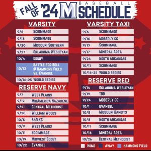 2024 Schedule